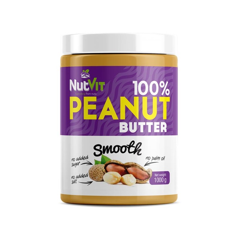 NutVit - 100% Peanut Butter Smooth -...