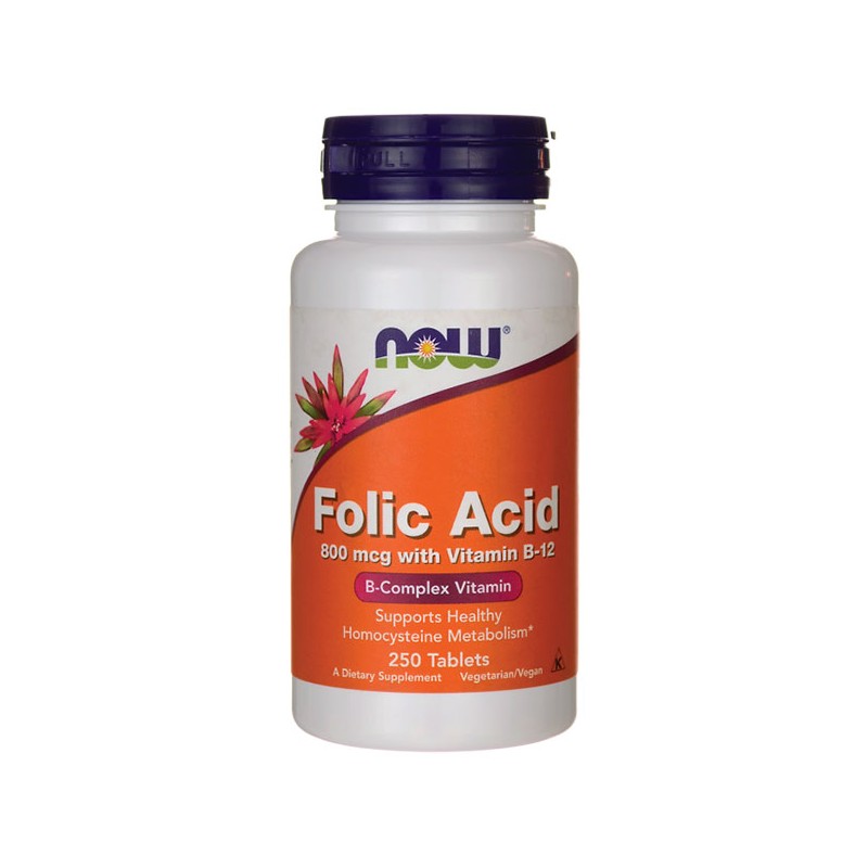 Now Foods - Folic Acid (Folsäure) 800...