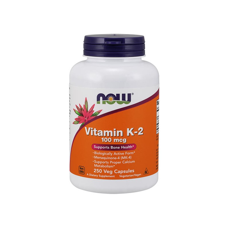 Now Foods - Vitamin K-2 - 250 Vegan...