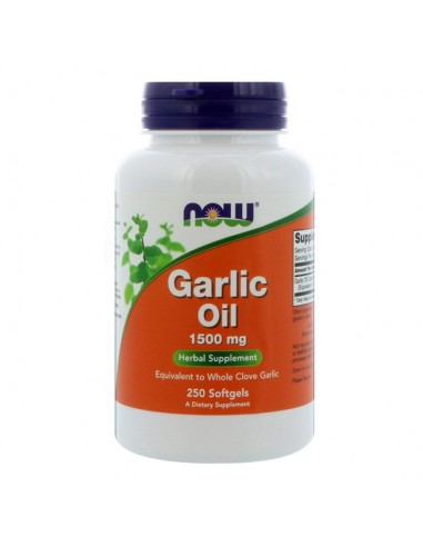 Now Foods - Garlic Oil 1500mg - 250...