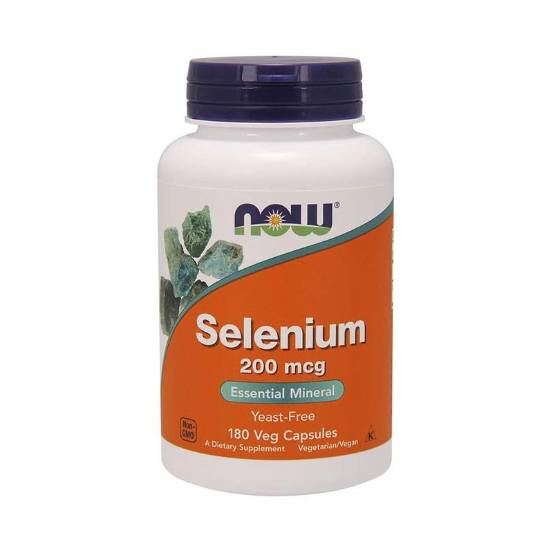 Now Foods - Selenium (Selen) 200 mcg...