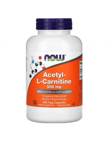 Now Foods - Acetyl L-Carnitine 500mg...