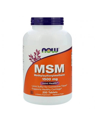 Now Foods - MSM 1500mg - 200 Tabletten