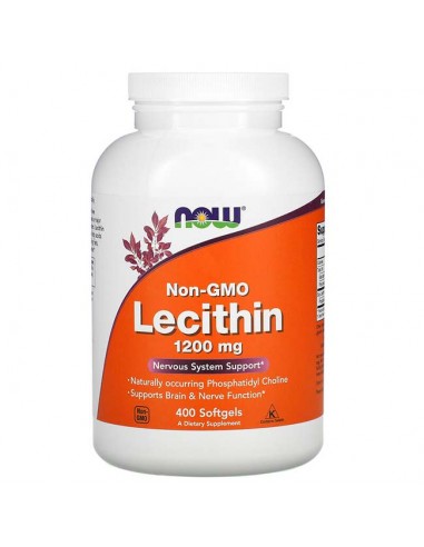 Now Foods - Non-GMO Lecithin 1200mg -...