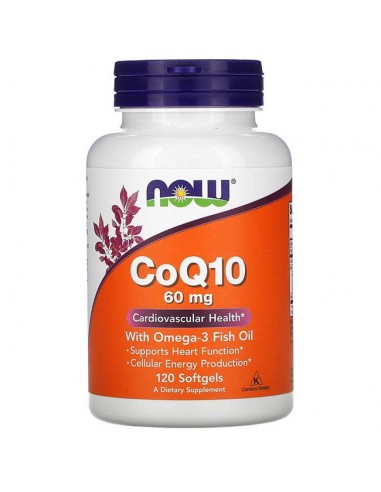Now Foods - CoQ10 60mg mit Omega 3 -...