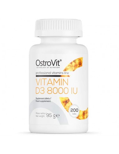 OstroVit - Vitamin D3 8000 IU - 200...